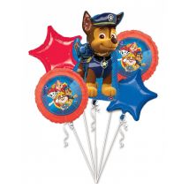 5 Palloncini In Alluminio Paw Patrol - Tutte Le Licenze - Multicolore - Taglia unica
