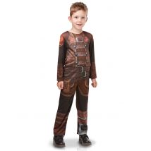Costume Hiccup Dragon Trainer 3 Per Bambino - Eroi E Cattivi Leggendari - Marrone - 3/4 anni (90/104 cm)