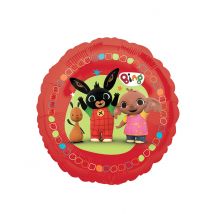 Palloncino Alluminio Tondo Bing - Eroi E Cattivi Leggendari - Rosso - Taglia Unica