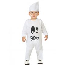 Costume Fantasma Booo Bebè - Magia E Orrore - Grigio, bianco - 1/2 anni (86/92)