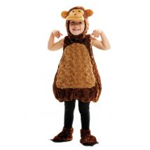 Costume Scimmia Di Peluche Bambino - Animali - Marrone - 5 - 6 anni (110-122 cm)