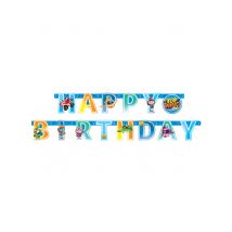 Ghirlanda Happy Birthday Top Wing In Carta 218 X 12 Cm - Decorazione Atmosfera Compleanno - Multicolore - Taglia Unica