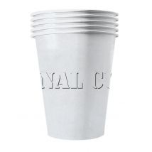 20 Bicchieri Americani In Cartone Riciclabile Bianco 53cl - Grigio, Bianco - Taglia Unica