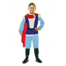Costume Principe Affascinante Bambino - Personaggi Delle Fiabe - Blu - 3 - 4 anni (92 - 104 cm)