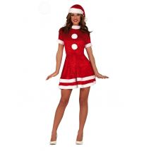 Costume Sexy Mamma Natale Per Donna - Mamma Natale - Rosso - M (42-44)