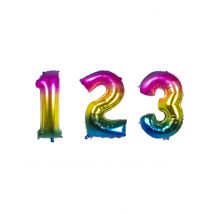 Palloncino Alluminio Multicolore 86 Cm - Multicolore