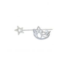 Kit Principessa Bacchetta E Corona Bambina - Principesse - Argento - Taglia Unica