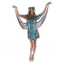 Costume Gufo Blu Donna - Animali - Blu - Medium