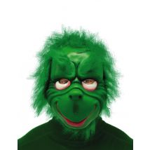 Maschera Da Mostriciattolo Di Natale Per Adulto - Eroi E Cattivi Leggendari - Verde - Taglia Unica