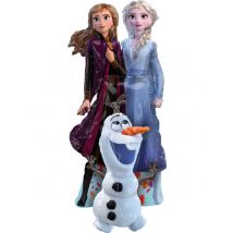Palloncino Gigante Alluminio Airwalker Frozen 2 147 X 68 Cm - Cartoni Animati + Fumetti - Blu - Taglia Unica