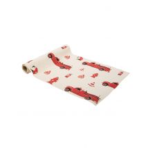 Runner Da Tavola Pompieri Rosso E Oro 28 Cm X 3 M - Uniformi - Rosso - Taglia Unica