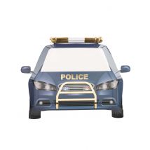 8 Piatti Di Carta Polizia Blu E Oro 24 X 18 Cm - Uniformi - Blu - Taglia Unica