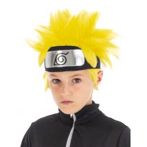 Parrucca Naruto Gialla Per Bambino - Ninja - Giallo - Taglia Unica