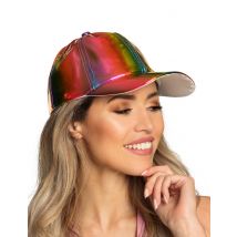 Cappello Iridescente Multicolore Per Adulto - Accessori Carnevale - Multicolore - Taglia Unica