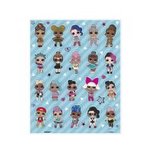 4 Fogli Di Stickers Lol Surprise - Eroi E Cattivi Leggendari - Blu - Taglia Unica