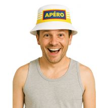Bob Da Aperitivo Giallo Per Adulti - Umorismo - Grigio, bianco - Taglia Unica
