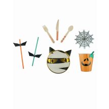 Kit Da Tavola Di Halloween Da 54 Pezzi - Kit Prodotti - Multicolore