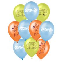 10 Ballons In Lattice Scooby Doo 25 X 32 Cm - Eroi E Cattivi Leggendari - Multicolore