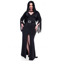Costume Da Strega Nera Taglie Forti Per Donna - Eroi E Cattivi Leggendari - Nero - XXXL/XXXXL