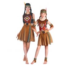 Costume Di Coppia Da Indiane - Indiani - Marrone - Taglia Unica