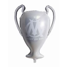 Palloncino In Alluminio Om A Forma Di Trofeo - Tifosi - Grigio, bianco - Taglia Unica