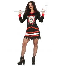 Costume Da Assassino Di Hockey Per Donna - Cinema + Tv - Nero - L (46-48)