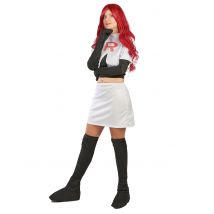 Costume Da Supercattivo Manga Da Donna - Eroi E Cattivi Leggendari - Grigio, bianco - Small