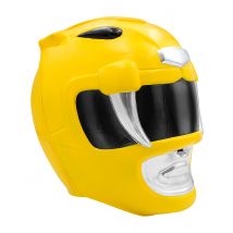 Casco Power Ranger Giallo Per Adulto - Cinema + Tv - Giallo - Taglia Unica