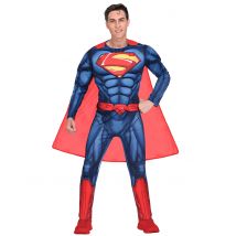 Costume Da Superman Per Uomo - Supereroi - Blu - XL
