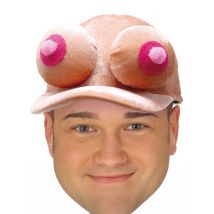 Cappellino Con Seno Per Adulti - Umorismo - Rosa - Taglia Unica