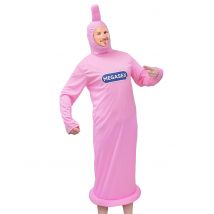 Costume Da Preservativo Per Adulti - Umorismo - Rosa - Taglia Unica