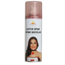 Spray Glitterato Per Capelli 125 Ml - Strass E Paillettes - Rosso