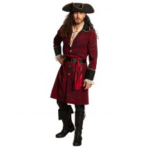 Costume Da Pirata Per Uomo - Pirati - Rosso - L/XL (54/56)