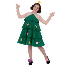 Costume da albero di Natale per bambina
