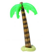 Opblaasbare palmboom van 91 cm - Thema: Hawaï - Groen - Maat Uniek Formaat
