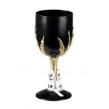 Zwart Halloweenglas per stuk - Thema: Magie en Horror - Zwart - Maat One Size