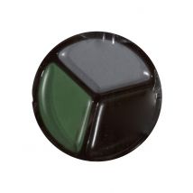 Militaire make-up - Thema: Beroepen - Zilver / Grijs - Maat One size