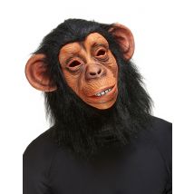 Apen masker voor volwassenen - Thema: Humoristisch - Zwart - Maat One Size