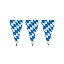Vlaggen Slinger Beierse Bierfeest - Thema: Werelddelen - Blauw - Maat One Size