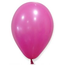 12 fuchsia ballonnen van 28 cm - Thema: Chica Vampiro - Roze - Maat Uniek Formaat