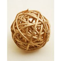 6 goudkleurige decoratieve balletjes - Thema: Kleuren - Goud - Maat Uniek Formaat