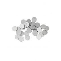 Ronde tafel confetti zilver - Thema: Kleuren - Zilver / Grijs - Maat Uniek Formaat