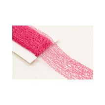 Fantasie fuchsia lint - Roze - Maat Uniek Formaat
