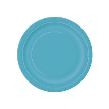 16 Kartonnen borden blauw - Thema: Kleuren - Blauw - Maat Uniek Formaat