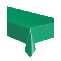 Rechthoekig tafelkleed in smaragdgroen plastic - Thema: Werelddelen - Groen - Maat Uniek Formaat