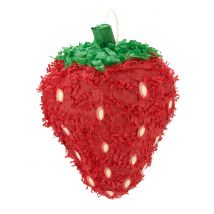 Aardbei Pinata - Thema: Humoristisch - Rood - Maat Uniek Formaat