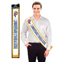 Blauwe sjerp verjaardag van een knappe gast - Thema: Humoristisch - Blauw - Maat Uniek Formaat