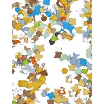 Zakje met 100 gram confetti - Thema: Carnaval accessoire - Gekleurd - Maat One Size
