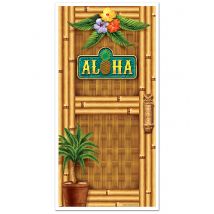 Hawaii deur decoratie - Thema: Hawaï - Gekleurd - Maat Uniek Formaat