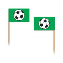 Voetbal prik prik vlaggetjes - Thema: Nationaliteit en Supporters - Groen - Maat Uniek Formaat